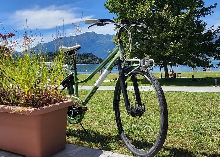 Foreground Lakefront Bike&boat& Scooter * Colico